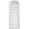 Ekena Millwork Arch Top Surface Mount PVC Gable Vent: Non-Functional, w/2"W x 1-1/2"P Brickmould Frame, 12"W x 30"H GVPAR12X3002SN - alternate 1